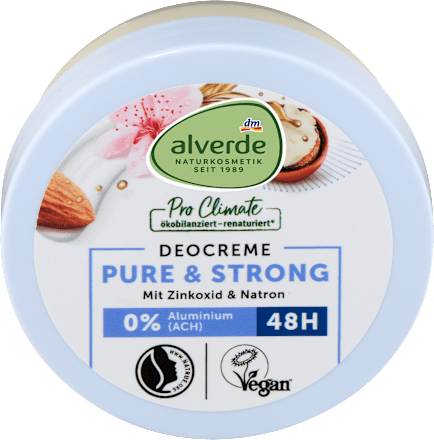 Deocreme Pure & Strong alverde NATURKOSMETIK
