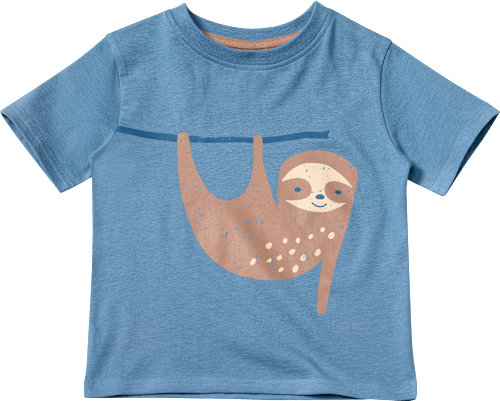 T-Shirt mit Faultier-Motiv, blau, Gr. 98 ALANA