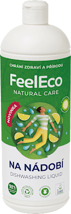 Čistiaci prostriedok na riad s citrónovou vôňou FeelEco