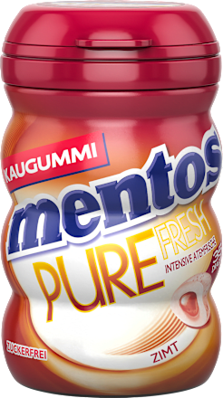 Kaugummi, Pure Fresh Zimt Geschmack, zuckerfrei (35 Stück) mentos