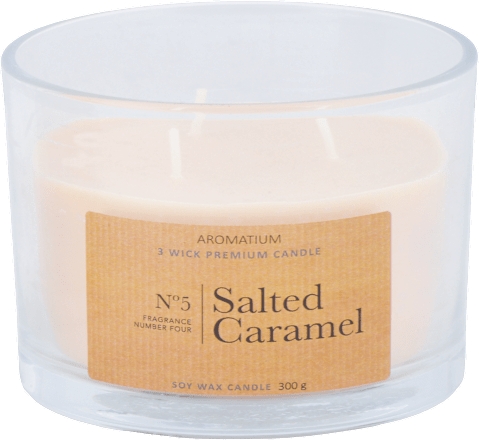 Vonná sviečka Salted Caramel AROMATIUM