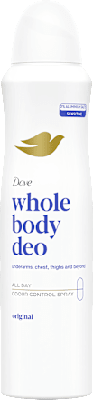 Whole body deodorante spray original Dove