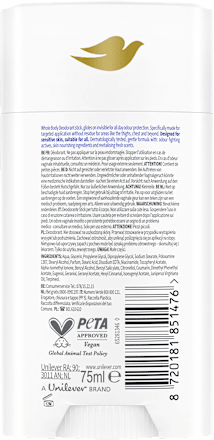 Whole body deodorante stick original Dove