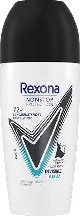 Antitranspirant Deo Roll-on Nonstop Protection Invisible Aqua Rexona