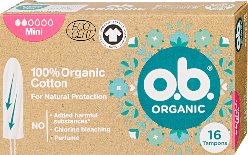 Tampon Organic, Mini O.B.