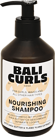 Tápláló sampon, göndör és hullámos hajra BALI CURLS