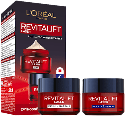 Laser denní a noční krém 2x50 ml L'ORÉAL PARiS REVITALIFT