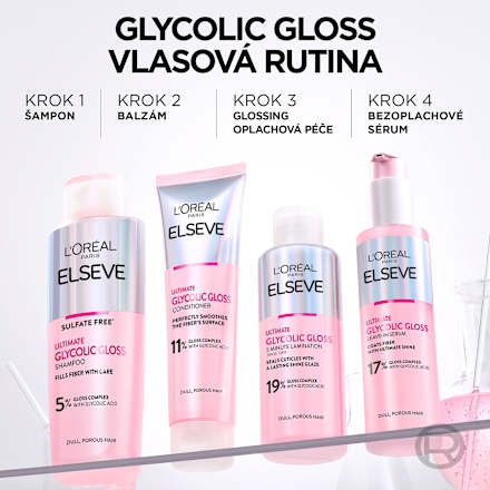 šampon na vlasy Glycolic Gloss L'ORÉAL PARiS ELSEVE