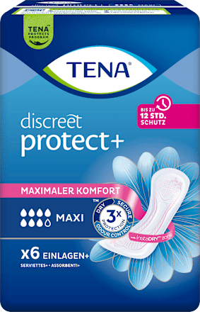 discreet Einlagen Inkontinenz Protect+ Maxi TENA