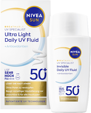 Sonnenfluid Gesicht invisible daily LSF 50+ NIVEA SUN