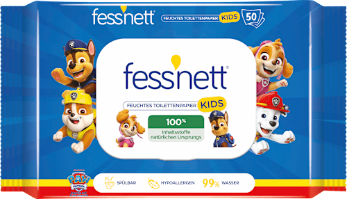 Feuchtes Toilettenpapier Kids Paw Patrol fess'nett