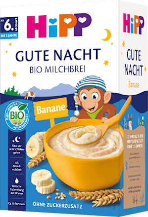 Abendbrei Milch Grieß Banane ab dem 6. Monat HiPP