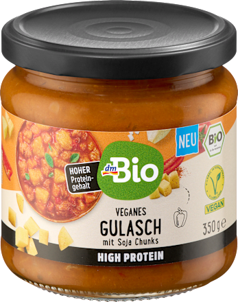 veganský guláš se sójovými kousky dmBio