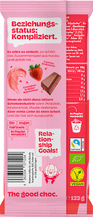 Schokolade Cremige Erdbeere nucao