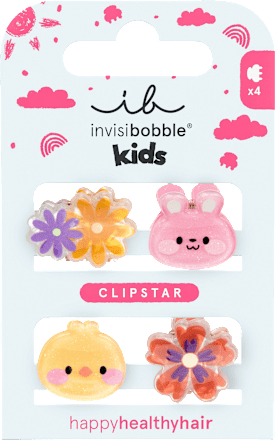 Haarklammern Clipstar Kids Glow Bloom  invisibobble
