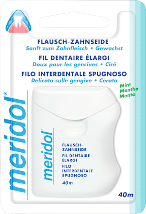 Zahnseide Flausch gewachst meridol