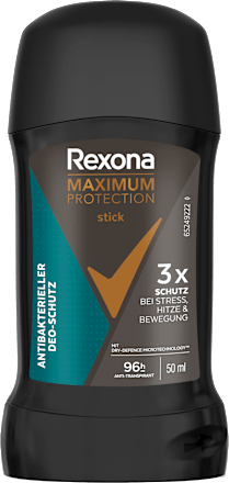 Antitranspirant Deostick Maximum Protection Antibakterieller Deoschutz Rexona men