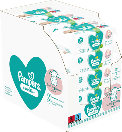 Мокри кърпи Sensitve  Pampers