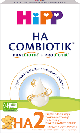 Preparat do dalszego żywienia niemowląt 2 HA Combiotik HiPP