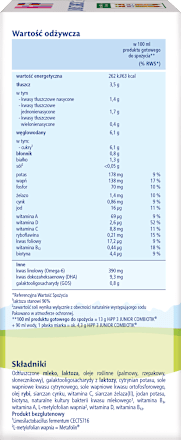 Produkt na bazie mleka 3 Junior Combiotik, po 1. roku HiPP