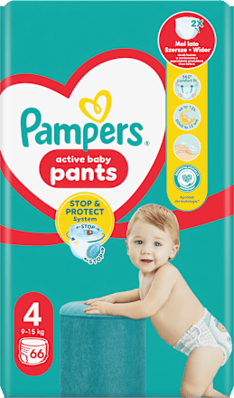Гащички Pants 360°, размер 4 (9-15 kg) Pampers