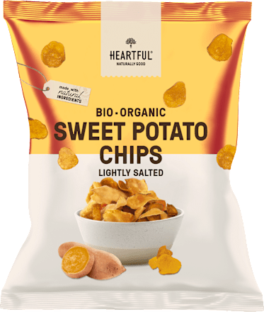 Chipsy z batatów, solone HEARTFUL