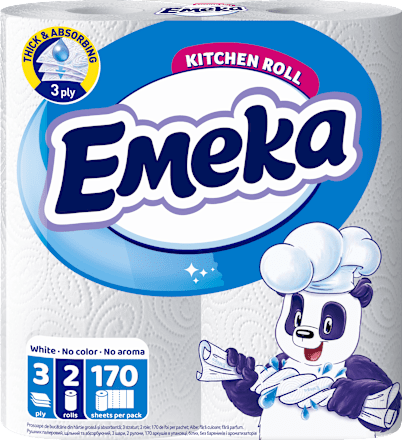 Кухненска ролка white, 3-пластова Emeka