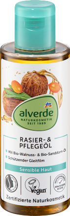 Олио за бръснене и грижа Био alverde NATURKOSMETIK