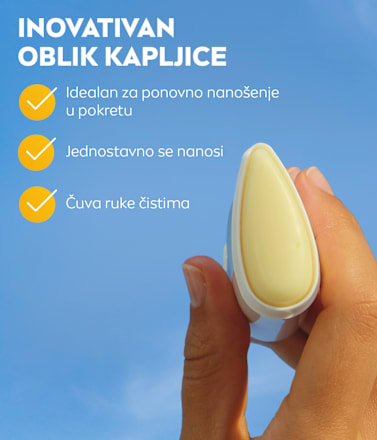 Stik za zaštitu lica od sunca Silky UV Stick, SPF 50+ NIVEA SUN