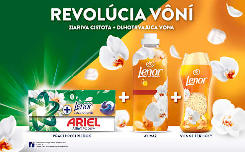 Vonné perličky na pranie Gold Orchid & Vanilla Lenor