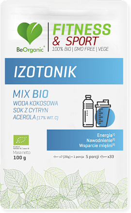 Napój izotoniczny instant  BeOrganic