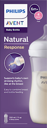 Natural Response plastična flašica za bebe, od 6+ meseci, zapremina 330ml PHILIPS AVENT
