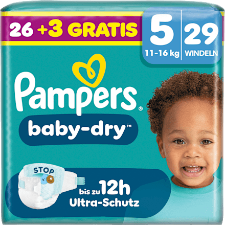 Windeln Gr. 5 (11-16 kg) Pampers baby-dry