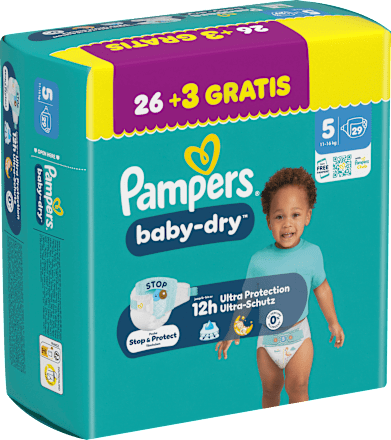Windeln Gr. 5 (11-16 kg) Pampers baby-dry