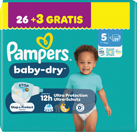 Windeln Gr. 5 (11-16 kg) Pampers baby-dry