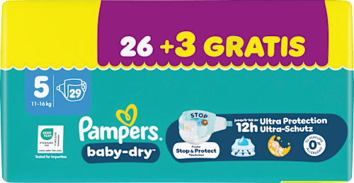 Windeln Gr. 5 (11-16 kg) Pampers baby-dry