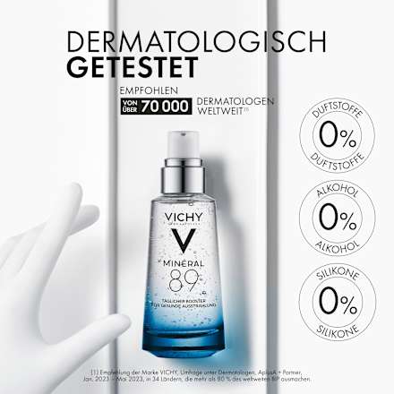 VICHY Mineral 89 Hyaluron-Boost Creme mit Sofort Effekt  VICHY LABORATOIRES
