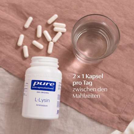 pure encapsulation L-LYSIN Aminosäure  Kapseln 90 St pure encapsulations