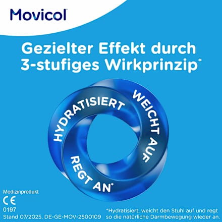 MOVICOL Beutel 100 á 13,8 g Pulver zur Herstellung einer Lösung zum Einnehmen Movicol