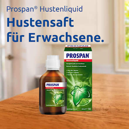 Prospan Efeublätter-Trockenextrakt Hustenliquid mit Mentholgeschmack Prospan