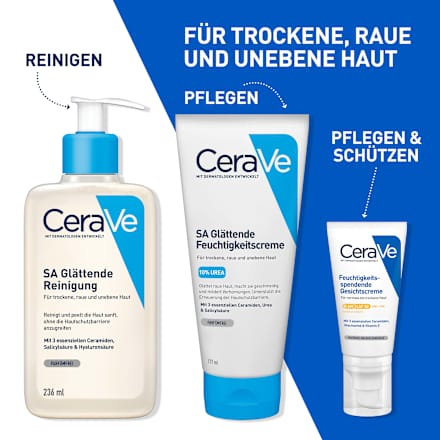 CeraVe SA Urea Glättende Feuchtigkeitscreme CeraVe