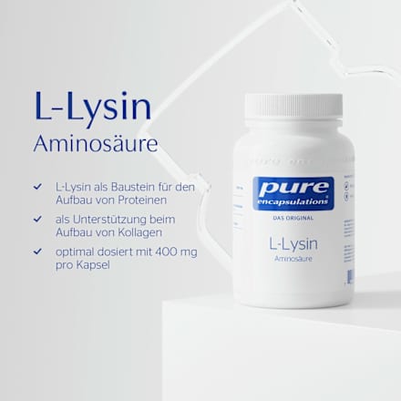 pure encapsulation L-LYSIN Aminosäure  Kapseln 90 St pure encapsulations