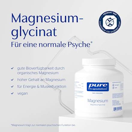 pure encapsulations Magnesium (Magnesiumglycinat) Kapseln 180 St pure encapsulations