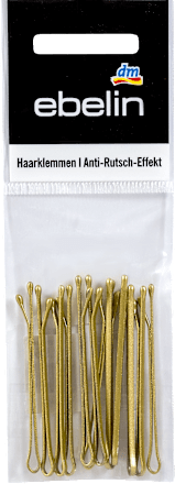 Haarklemmen gold Anti-Rutsch-Effekt ebelin