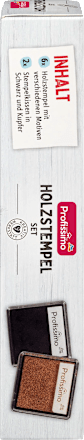 Holzstempelset mit Stempelkissen Profissimo