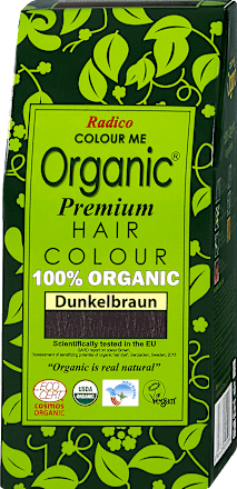 Colour Me Organic Premium Haarfarbe - Dunkelbraun Radico