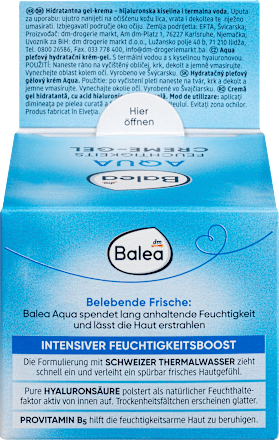 Aqua Feuchtigkeits Creme-Gel Balea