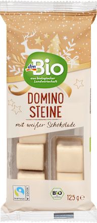 Dominosteine mit weißer Schokolade dmBio