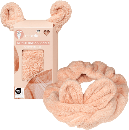 Kosmetikhaarband rosa ebelin