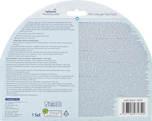 Geschirrset Naschkatzen babylove